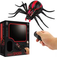 Sparkys RC Pavouk s biomimikry a svítícíma očima - červený