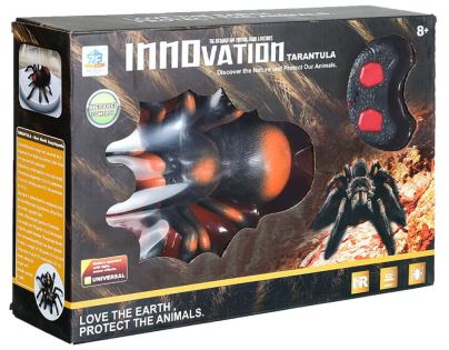 Sparkys RC Pavouk s biomimikry a svítícími očima - oranžový