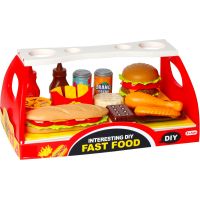 Sparkys Sada fast food - hamburger a bageta s doplňky