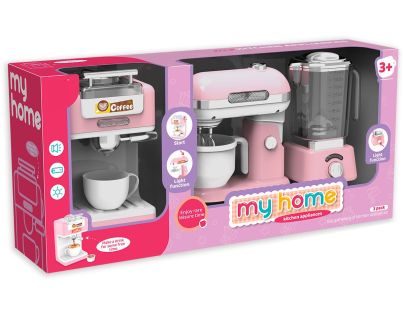 Sparkys Set kuchyňských spotřebičů - kávovar, š lehač, odšťavňovač