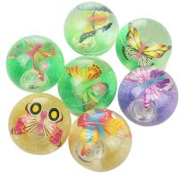 Sparkys Skákací svítící vodní míč MOTÝL 6 cm