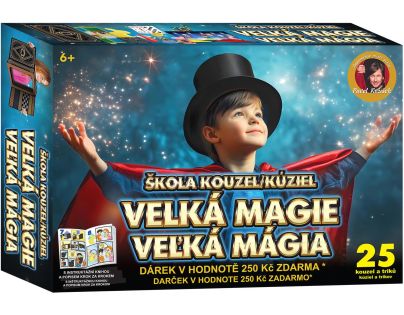 Sparkys Škola kouzel - Velká magie 25 triků + Dárek v hodnotě 250Kč