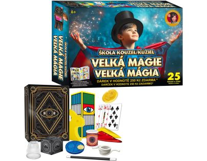 Sparkys Škola kouzel - Velká magie 25 triků + Dárek v hodnotě 250Kč