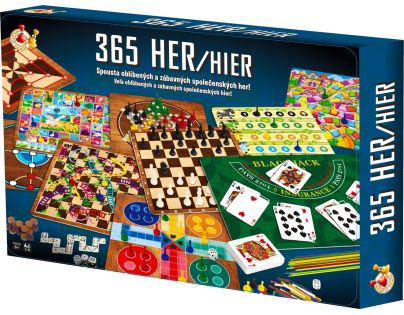 Sparkys STUDO GAMES - 365 společenských her v plechovém pouzdře