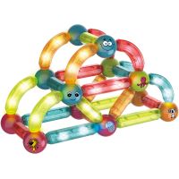 Sparkys Svítící magnetická stavebnice 52 ks