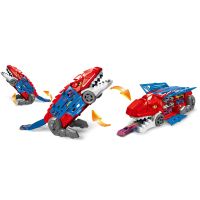 Sparkys Transformující se dinosaurus 2v1 garáž s katapultem 2