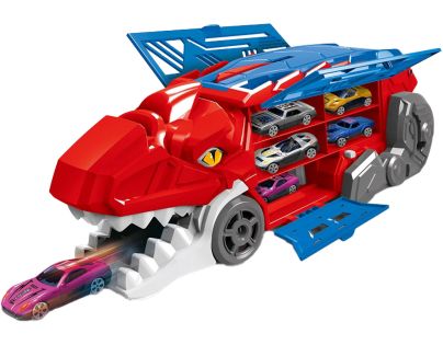 Sparkys Transformující se dinosaurus 2v1 garáž s katapultem