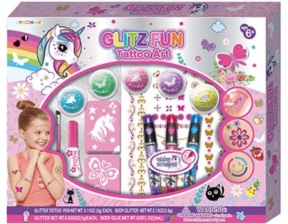 Sparkys Velká sada tetování na tělo Gliz Fun