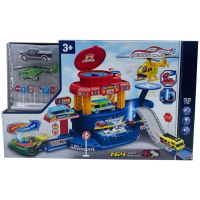 Sparkys Velký SET garáž 32 ks s autem měnící barvu a letadlem 2