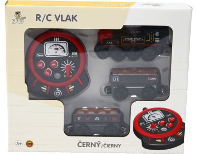 Sparkys vláčky - RC Parní vlak - černý (se zvuky, světly a kouřovými efekty)