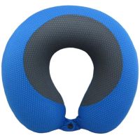 Sparkys Záhlavník s paměťovou pěnou a knoflíkem - modrý