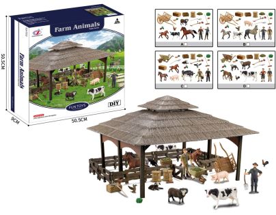 Sparkys Zvířátka z farmy - Velká sada 4 druhy