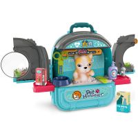 Sparkys Zvířecí nemocnice v batohu Pes 3v1 modrá