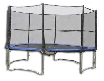 Trampolína Spartan + ochranná síť 396 cm - Poškozený obal