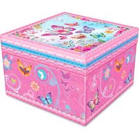 HM Studio Šperkovnice s hudbou na natahování s motýlkem 3