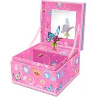 HM Studio Šperkovnice s hudbou na natahování s motýlkem 2