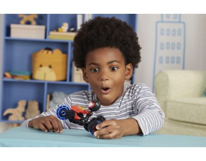 SpiderMan Spidey and his amazing friends Motorka a figurka 10 cm Miles Morales SpiderMan
