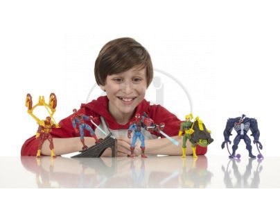 Spiderman Akční vystřelovací figurky Hasbro - Iron Spiderman Catapult Smash