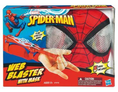 Spiderman Pavučinometač s maskou Hasbro 21415