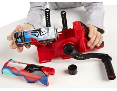 Spiderman Spirálový pavučinomet na pavučinu a vodu Hasbro