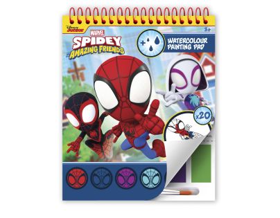 Spidey blok k omalovánkami a barvami