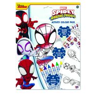 Spidey pracovní listy s barvami