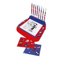 Spidey stojan s omalovánkami a barvami