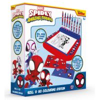 Spidey stojan s omalovánkami a barvami 2