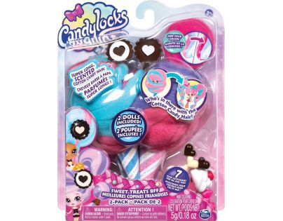 Spin Master Candylocks Cukrové panenky s vůní dvojbalení čokoládové