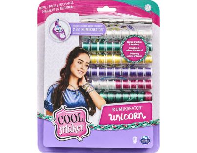Spin Master Cool Maker náhradní nitě pro náramkovač bílá-bordó-fialová