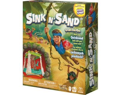 Spin Master Games společenská hra Dobrodužný tekutý písek - Poškozený obal