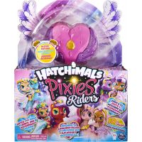 Spin Master Hatchimals pixies panenky se zvířátkem a doplňky růžové-fialová křídla 2