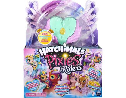 Spin Master Hatchimals pixies panenky se zvířátkem a doplňky zelené-růžová křídla