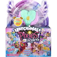 Spin Master Hatchimals pixies panenky se zvířátkem a doplňky zelené-růžová křídla 4