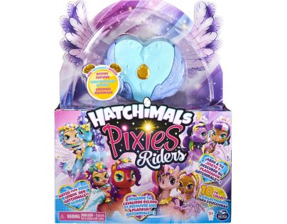 Spin Master Hatchimals pixies panenky se zvířátkem a doplňky modré-modrá křídla