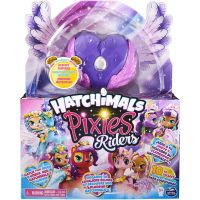 Spin Master Hatchimals pixies panenky se zvířátkem a doplňky fialové-růžová křídla 3