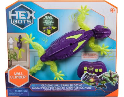 Spin Master HEX Bots RC fosforeskující Gekon lezoucí po stěnách