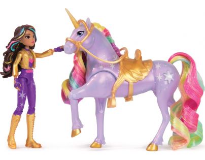 Spin Master Jednorožčí akademie světelný jednorožec a figurka 11 cm Sophia & Wildstar