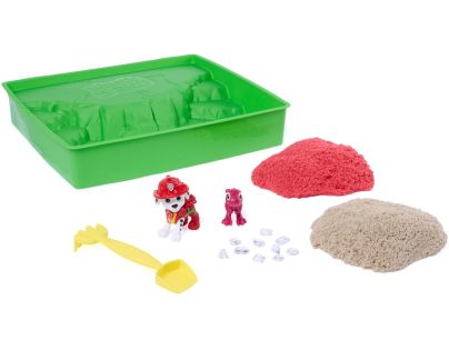 Kinetic Sand Tlapková patrola 3 sada s figurkou Marshall