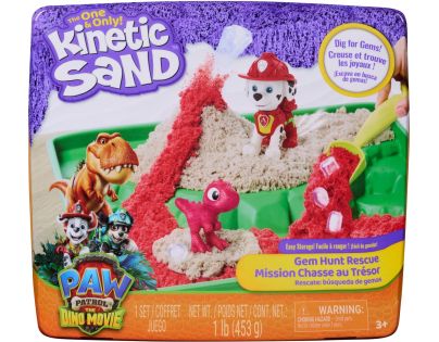 Kinetic Sand Tlapková patrola 3 sada s figurkou Marshall