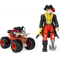 Spin Master Monster Jam kovové auto s figurkou Pirates Curse a Captain Black Spin Master Monster Jam kovové auto s figurkou Pirates Curse a Captain Black