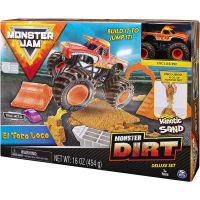 Spin Master Monster Jam sada s tekutým pískem Delux El Toro Loco Spin Master Monster Jam sada s tekutým pískem Delux El Toro Loco