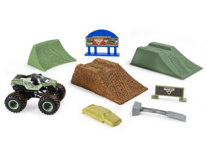Spin Master Monster Jam sada s tekutým pískem Delux Soldier Fortune