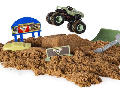 Spin Master Monster Jam sada s tekutým pískem Delux Soldier Fortune