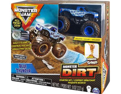 Spin Master Monster Jam základní sada s tekutým pískem Blue Thunder
