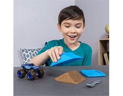 Spin Master Monster Jam základní sada s tekutým pískem Blue Thunder