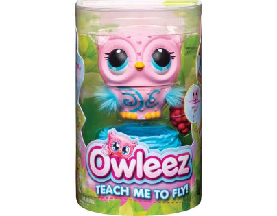 Spin Master Owleez Létající Sova růžová