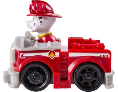 Spin Master Paw Patrol Malá vozidla s figurkou Marshall hasičský vůz
