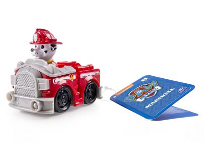 Spin Master Paw Patrol Malá vozidla s figurkou Marshall hasičský vůz