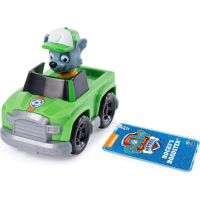 Spin Master Paw Patrol Malá vozidla s figurkou Rocky zelené auto 2